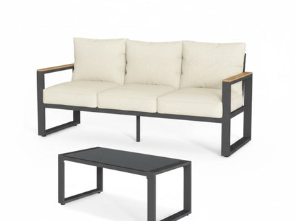 Modern Outdoor Sofa Set With Coffee Table