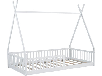 House Shaped Design Bed With Fence