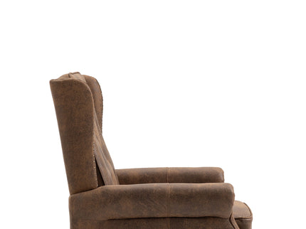 Modern Accent Armchair With Sturdy Wood Legs