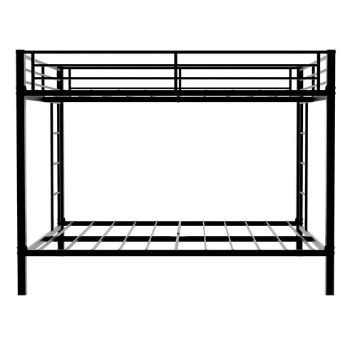 Bunk Bed For Kids, Convertible Frame With Ladders & Guardrail