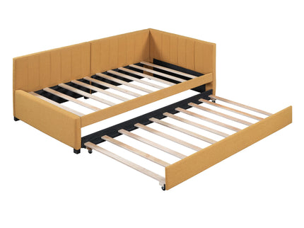 Upholstered Daybed, Sofa Bed Frame, No Box Spring Needed