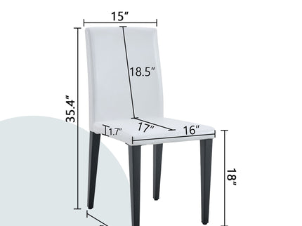 Versatile Dining Chairs With Comfortable Design And Metal Legs