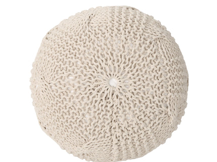 Bordeaux - Knitted Round Pouf