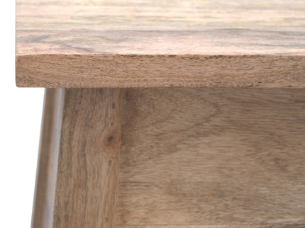 Lid Up Storage Bench - Oak