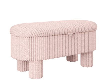 Storage Ottoman Upholstered Bench With Lift Top Storage For Bedroom