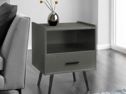 Modern Accent Table With Storage Drawer