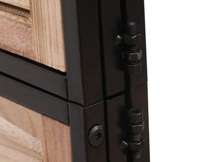 Rustic 3 Panel Room Dividers And Folding Privacy Screen