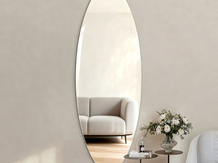 Modern Oval Full Length Wall Mirror