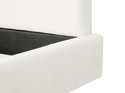 Upholstered Platform Bed Frame With Thick Headboard