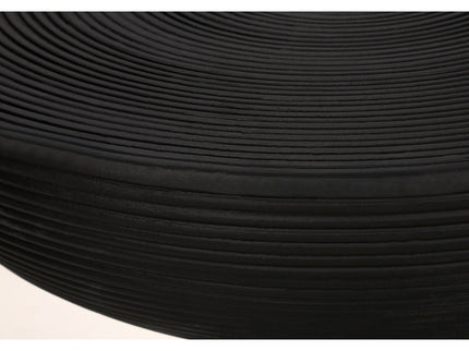Round Accent Table, Indoor Outdoor - Black
