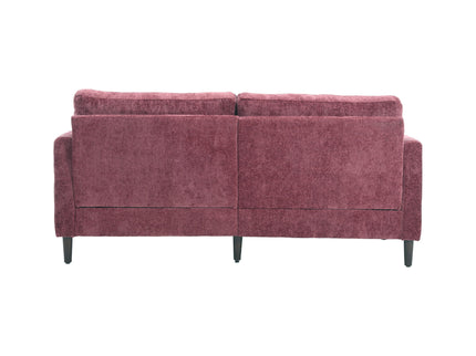 Mid Century Modern Fabric Loveseat Sofa, 2 Seat Upholstered Couch