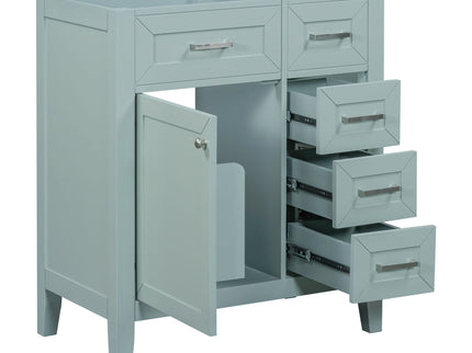 Modern Bathroom Vanity Base Only With Drawers, Freestanding Design