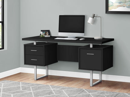 Computer Desk For Home Office, Laptop, Left, Right Set - Up, Storage Drawers, Contemporary & Modern