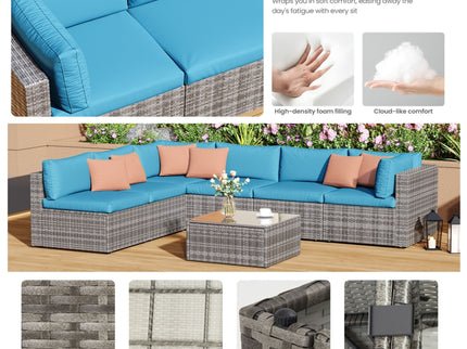 Modern Patio Set With Coffee Table