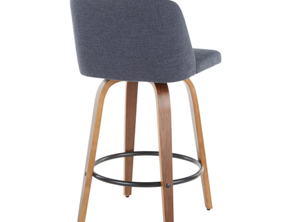 Toriano - Mid Century Modern, Counter Stool (Set of 2)