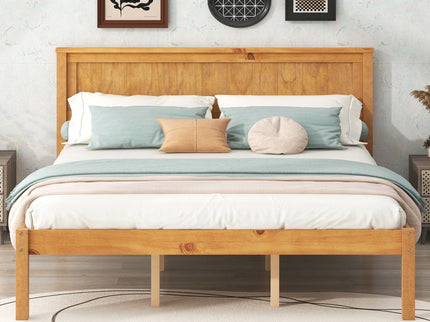 Platform Bed Frame With Headboard