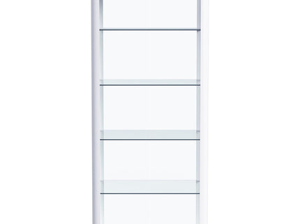 Nevra - 4 Shelf Display LED Curio Cabinet