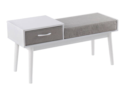 Telephone Contemporary Bench With Pull Out Drawer