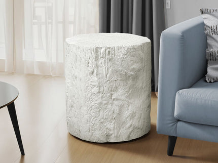 Contemporary Round Accent Table, Indoor / Outdoor