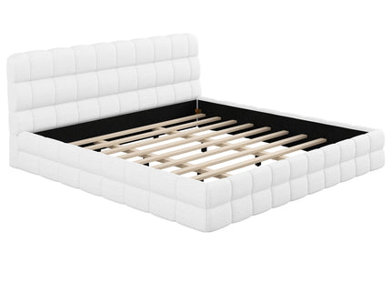 Upholstered Platform Bed With Headboard