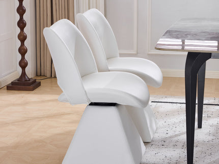 Modern Swivel Dining Chair With High Back
