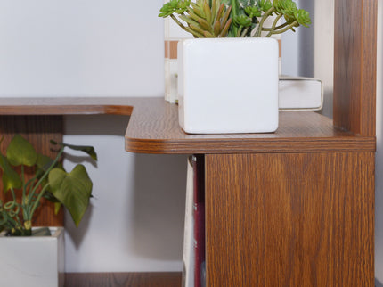 L-Shaped Corner Bookshelf