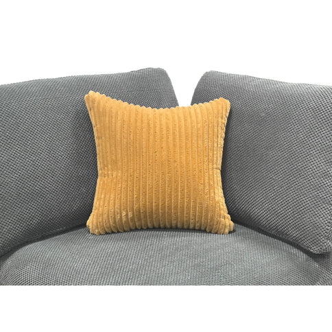 Custom Configuration Modular Sectional & Toss Pillows