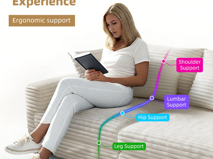 4 Seat Sofa, Modern Comfy Upholstered Sofa Cloud Couch, Deep Seat Couches With Soft Pillows