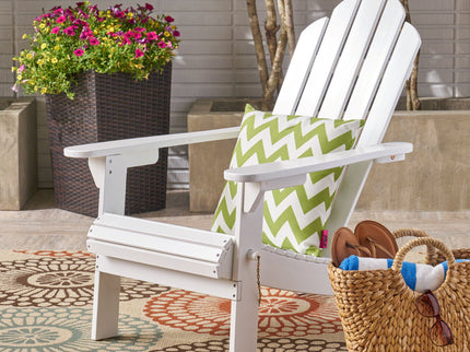 Aurascape - Outdoor Acacia Wood Foldable Adirondack Chair