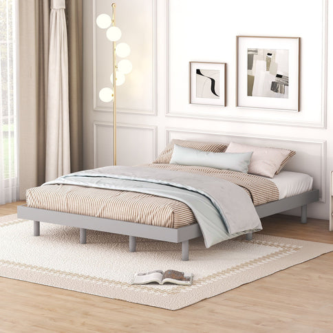 Modern Floating Platform Bed Frame