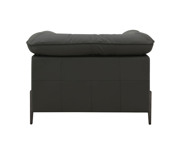 Tadi - Top Grain Leather Chair - Black