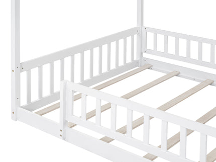 Bed House Bed Frame With Fence