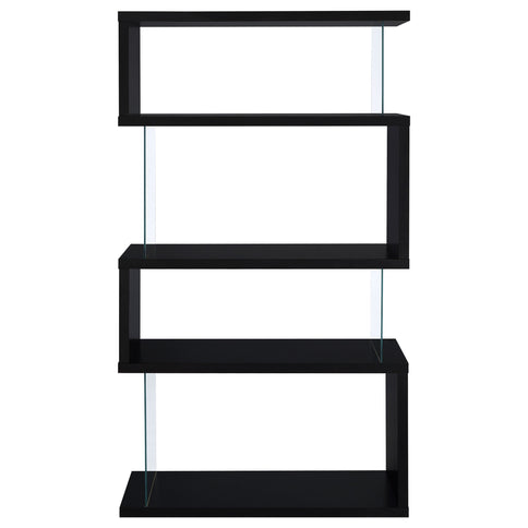 Elias - 4 Shelf Bookshelf With Zigzag Design