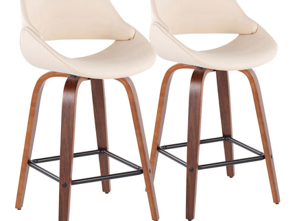 Fabrico - Mid-Century Modern, Counter Stool (Set of 2)