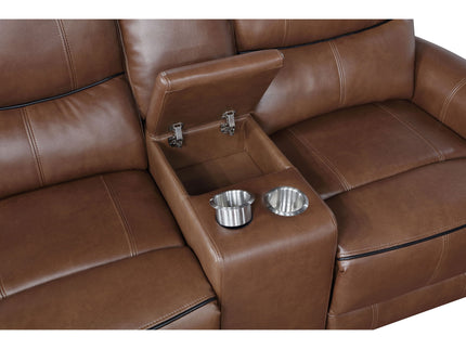 Denson - Power Reclining Loveseat With Console And USB Port