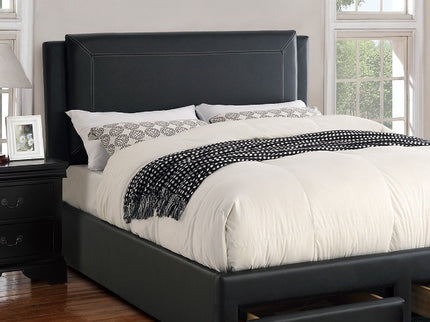 Modern Bed With Storage Drawers