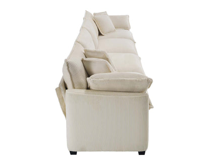 Elegant Oversized Sectional Sofa Set With Deep Seats And Flexible Layout