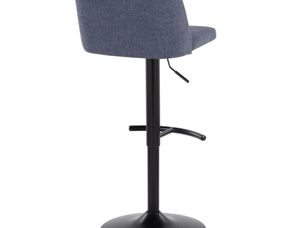 Toriano - Contemporary Adjustable Bar Stool With Rounded T Footrest (Set of 2)