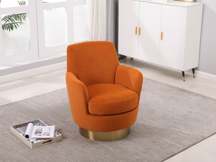 Teddy Swivel Barrel Chair, Swivel Accent Chairs Armchair For Living Room