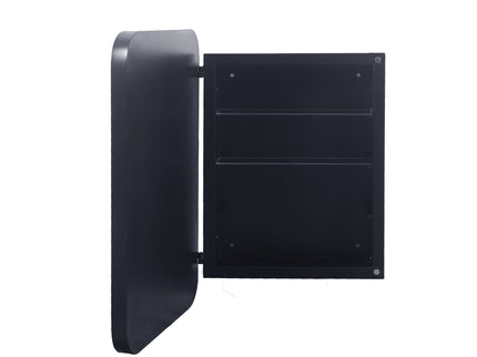Recessed Metal Framed Medicine Cabinet With Mirror And Adjustable Shelves Wall Mirror With Storage For Bathroom