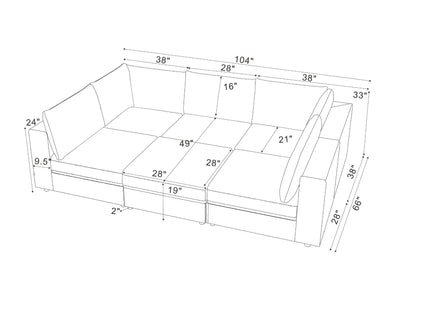 Reversible Modular Sectional