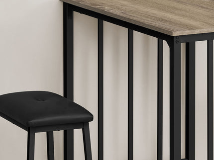 3 Pieces Dining Set, Counter Height, Rectangular, Small, Contemporary & Modern