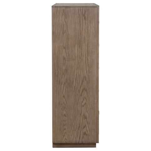Gibbons Barley - 5 Drawer Bedroom Chest - Brown