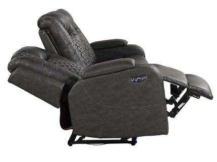 Benz - Power Recliner Set With LED Lighting And USB Charging
