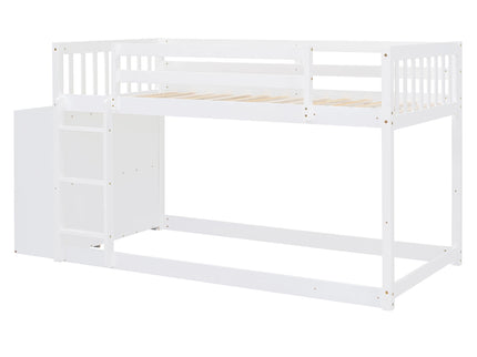 Bunk Bed With 4 Drawers And 3 Shelves