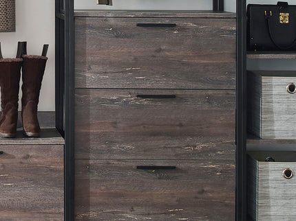 Monica - Walk-In Closet System, Extra Storage Space - Rustic
