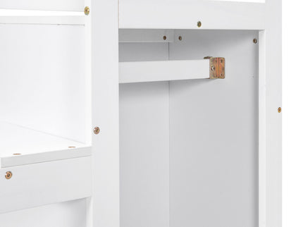 Loft Bed With Built In Storage Wardrobe And Staircase