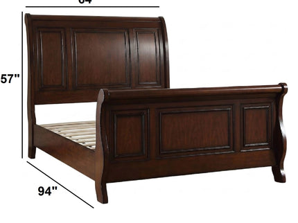 Bed With 2 Panel Headboard And Footboard