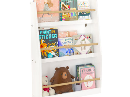 3 Tier Book Shelf, Compact Storage For Bedrooms