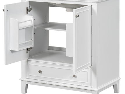 Modern Bathroom Vanity With Sink Combo, Multi Functional Cabinet With Doors And Drawer